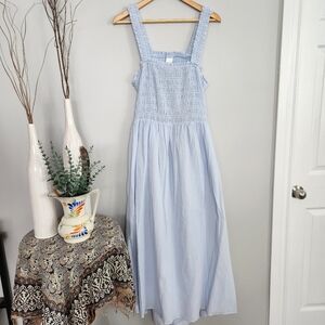 H&M Open Back Sky Blue Dress